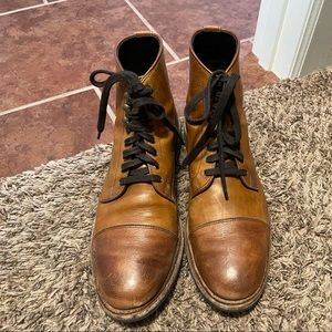 Allen Edmonds Landon Cap-Toe Chukka Dress Boot Size 9 D